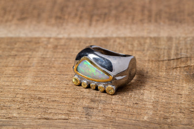 Opal Soft But Brilliant Beauty Spiral Jewelry Artisery
