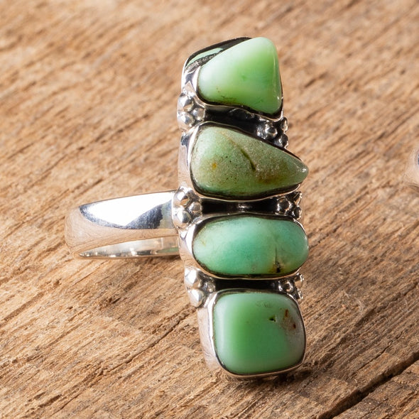 Stacked 4-Stone Ring