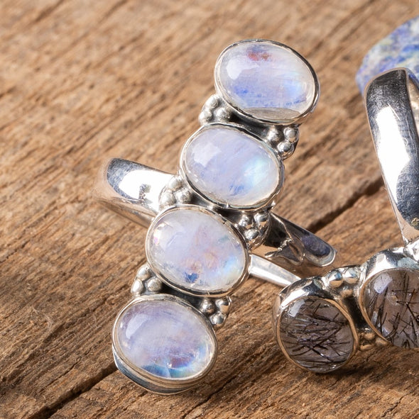 Stacked 4-Stone Ring