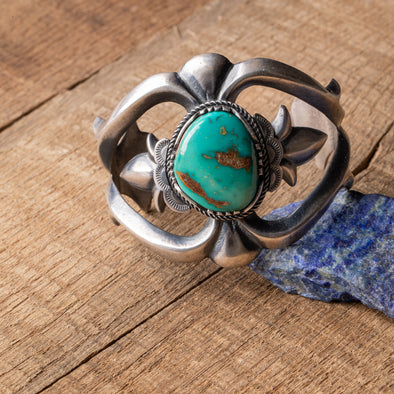 Antique Turquoise Navajo Cuff
