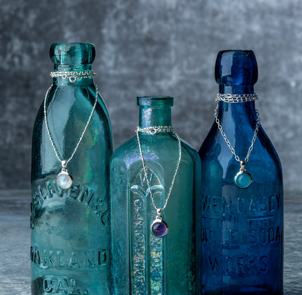 Delicate Round Drop Necklace