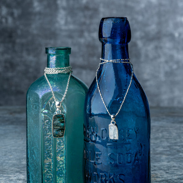 Raw Stone Shimmer Necklace