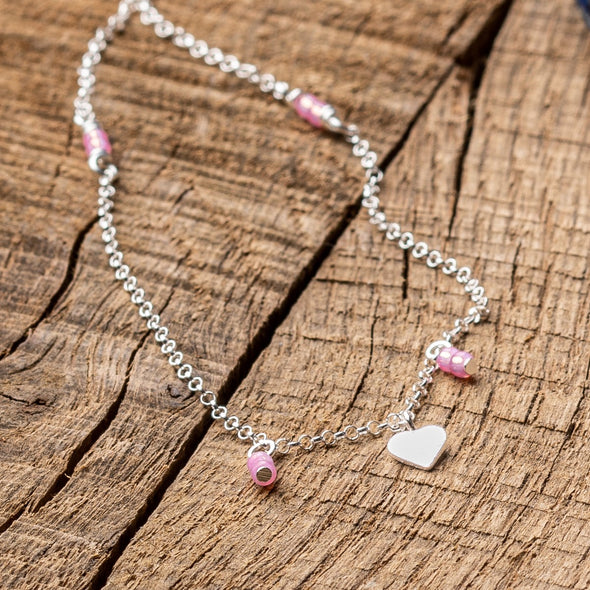 Sparkle + Color Anklets