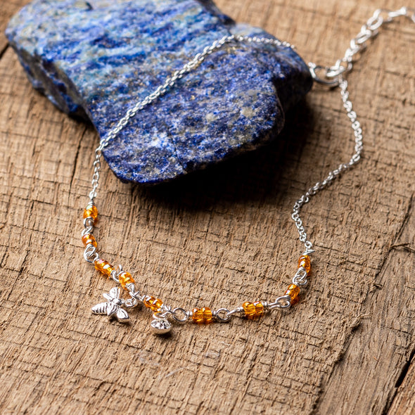 Sparkle + Color Anklets