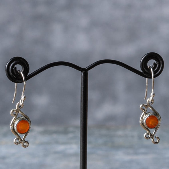Swirly Stone Earrings