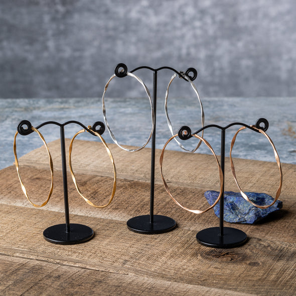 Hammered Hoops