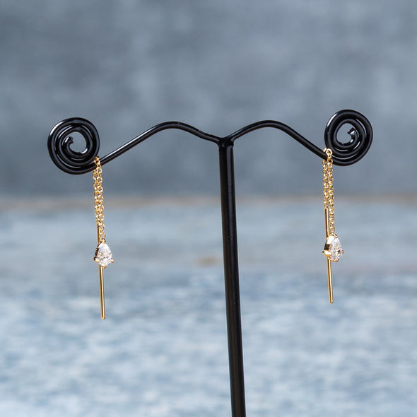 Sparkle Drop Delicate Threaders