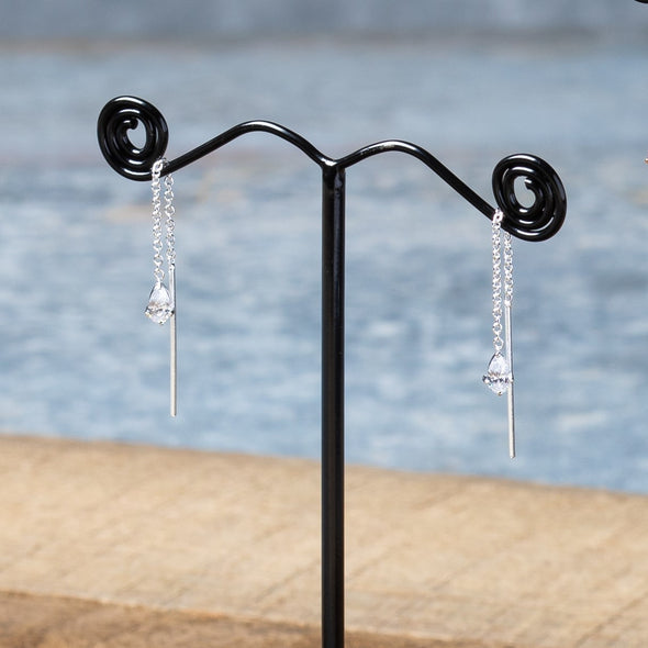 Sparkle Drop Delicate Threaders