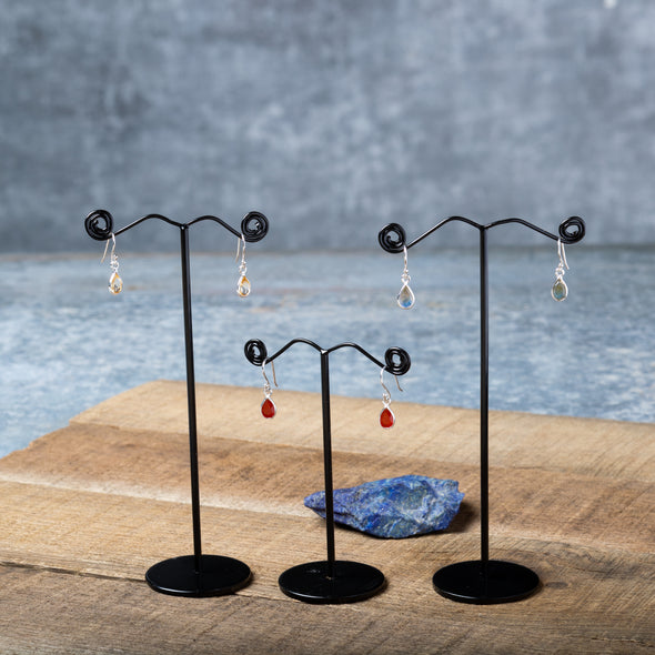 Dainty Stone Teardrops