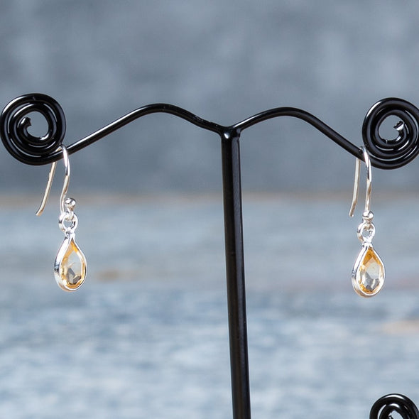 Dainty Stone Teardrops
