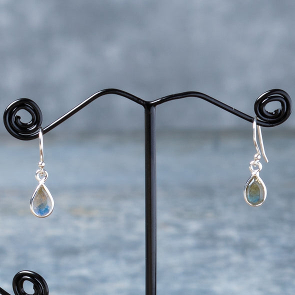 Dainty Stone Teardrops