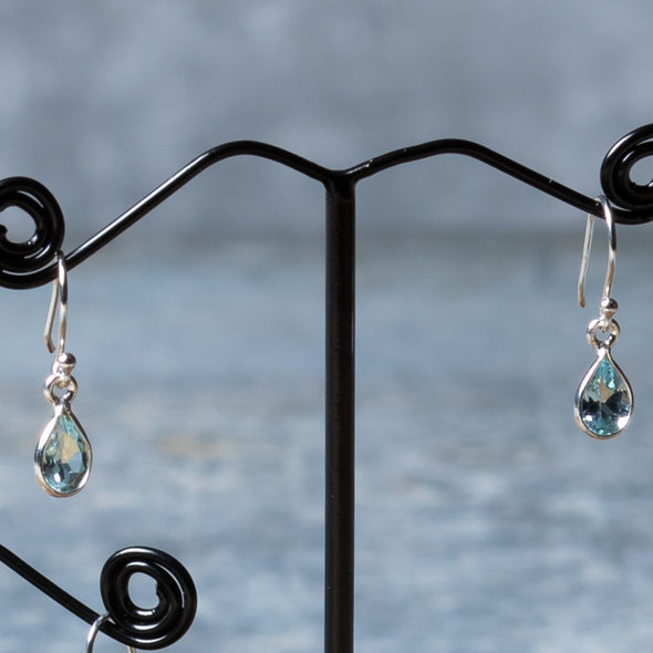 Dainty Stone Teardrops
