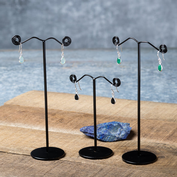Dainty Stone Teardrops