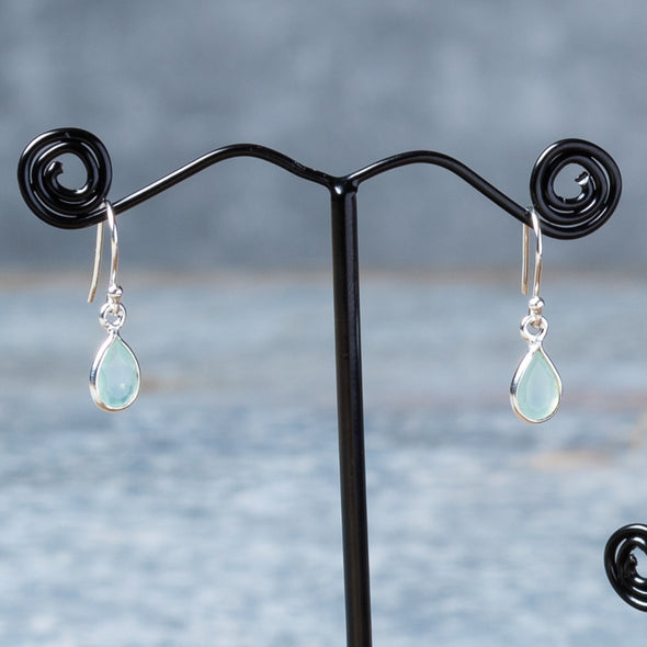 Dainty Stone Teardrops