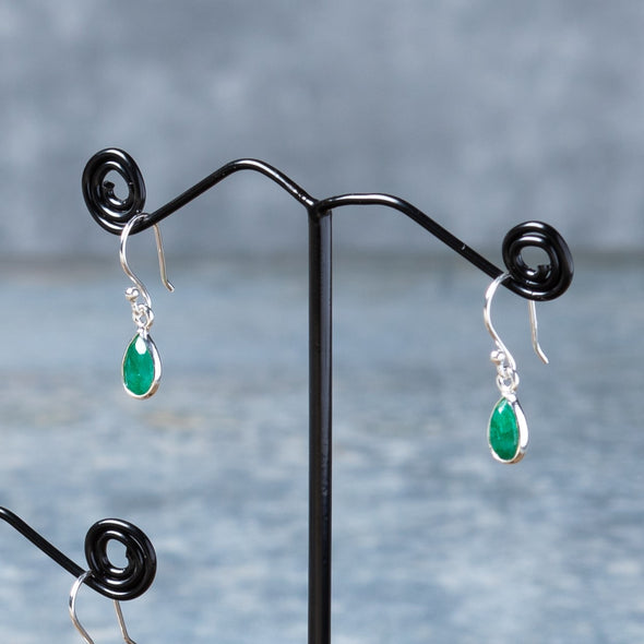 Dainty Stone Teardrops