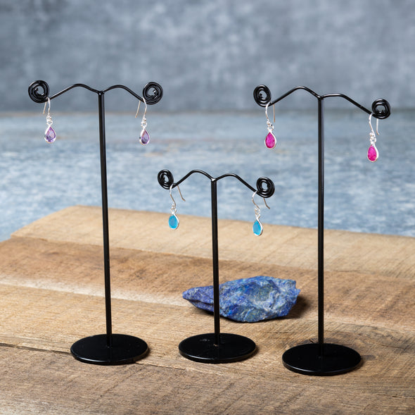 Dainty Stone Teardrops