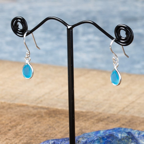 Dainty Stone Teardrops