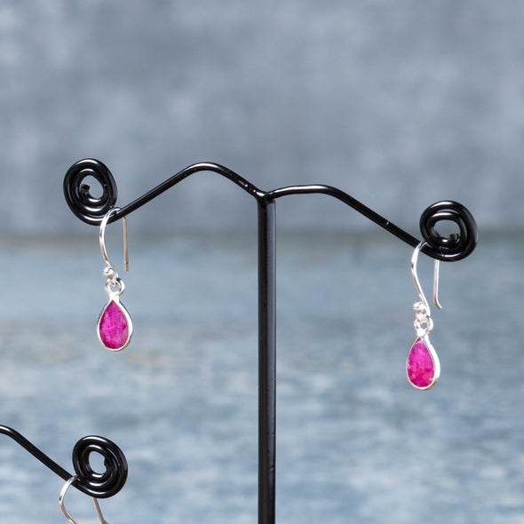Dainty Stone Teardrops