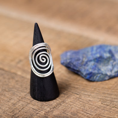 Open Spiral Ring
