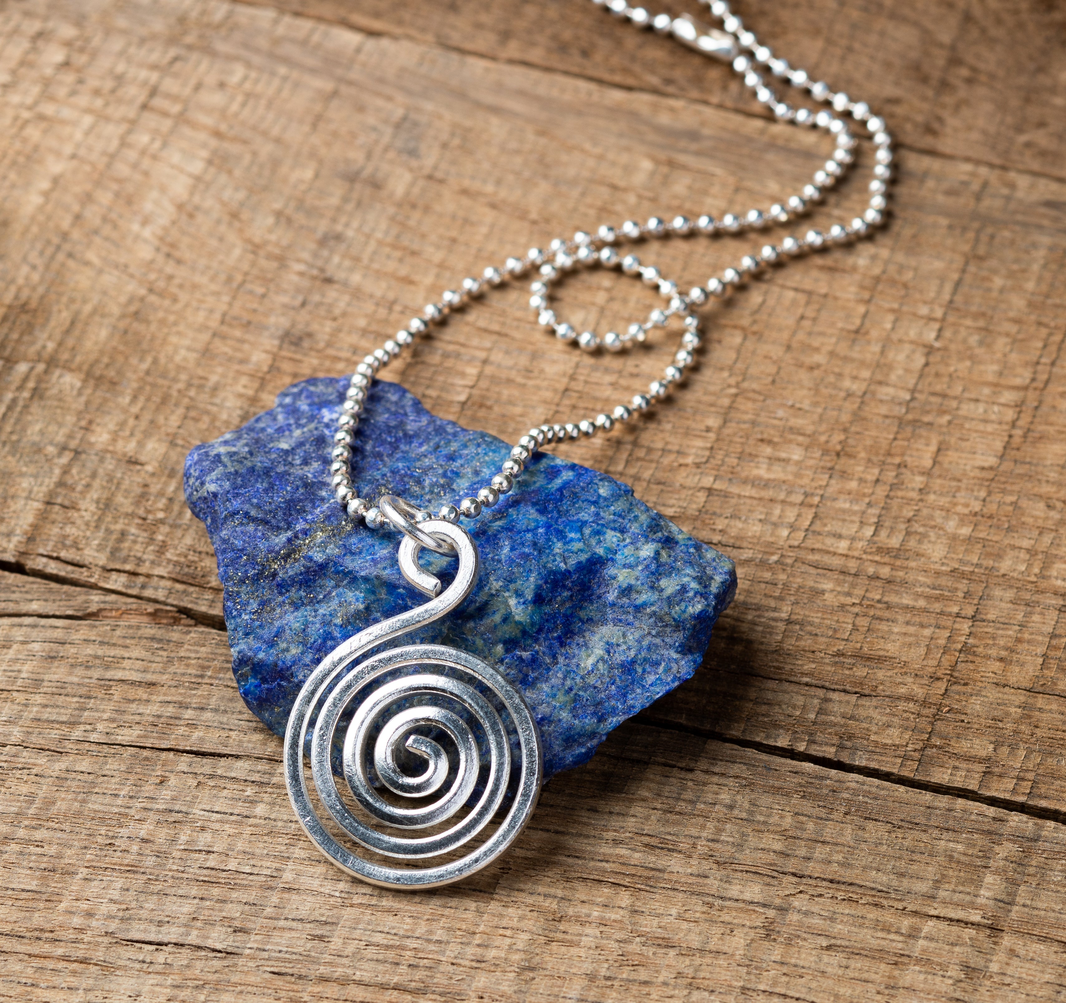 Open Spiral Necklace