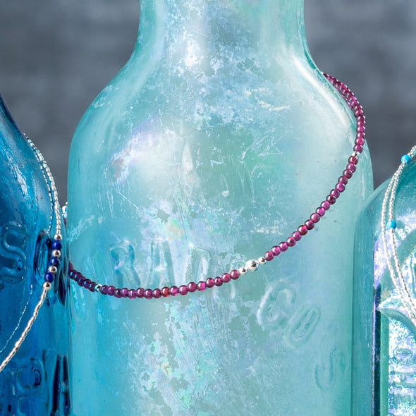 Semi-Precious Stone Anklets