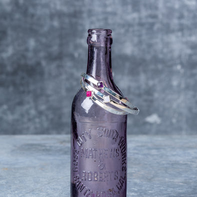 Stackable Stone Cuff Bracelet