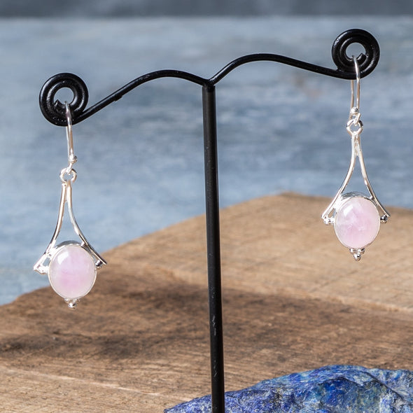 Stylized Stone Drop Earrings