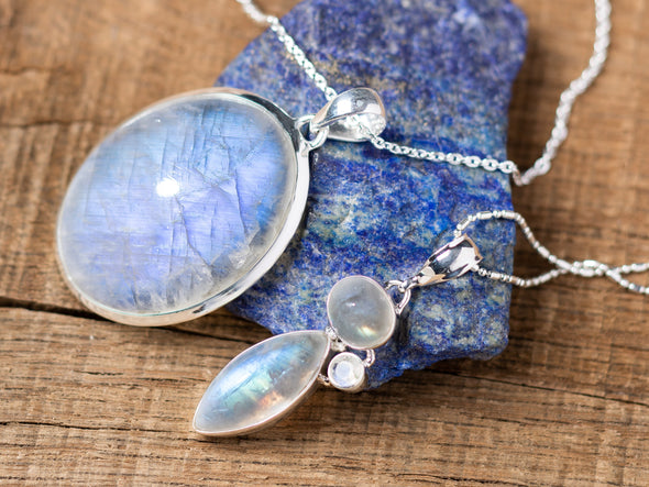 Moonstone Luminescence Necklace