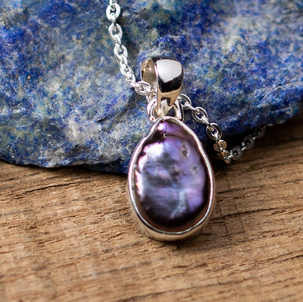 Delicate Shimmery Drop Necklace