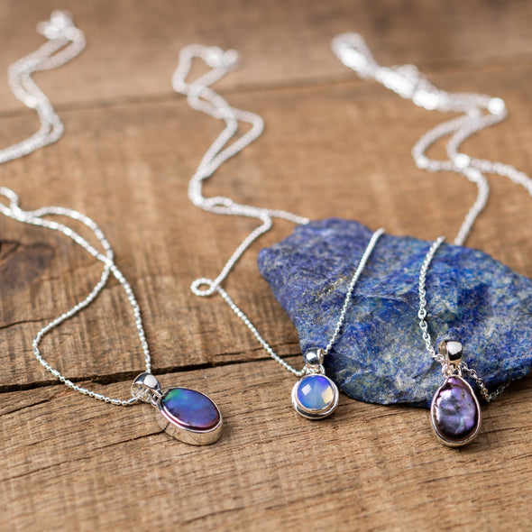 Delicate Shimmery Drop Necklace