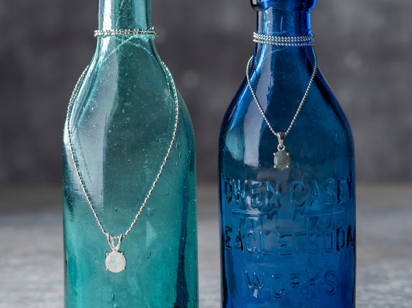 Small Faceted Shimmer Necklace