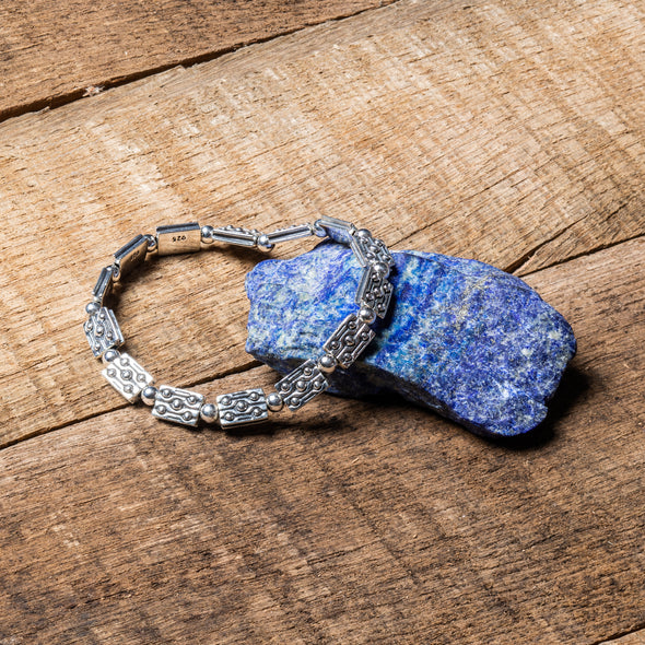 5-Dot Rectangles Stretchy Bracelet