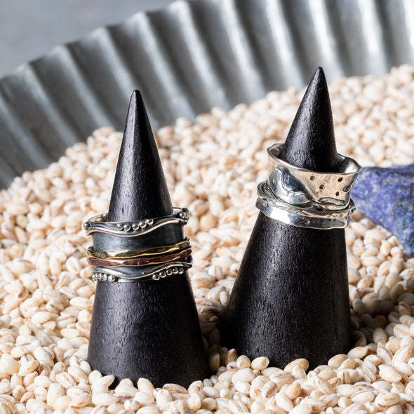 Natural Beauties Spinner Rings