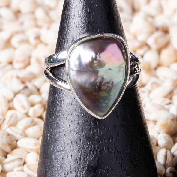 Mauve Freshwater Pearl Ring