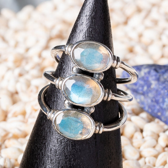 3-Stack Stone Ring
