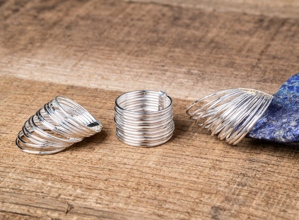 Simple Modern Metals Rings