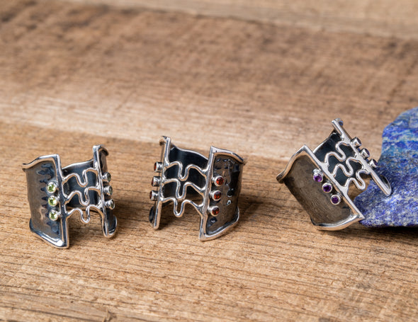 Corset Ring With Stones