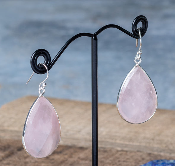 Mosaic-Cut Teardrop Earrings