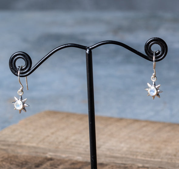 Star Stone Drop Earrings
