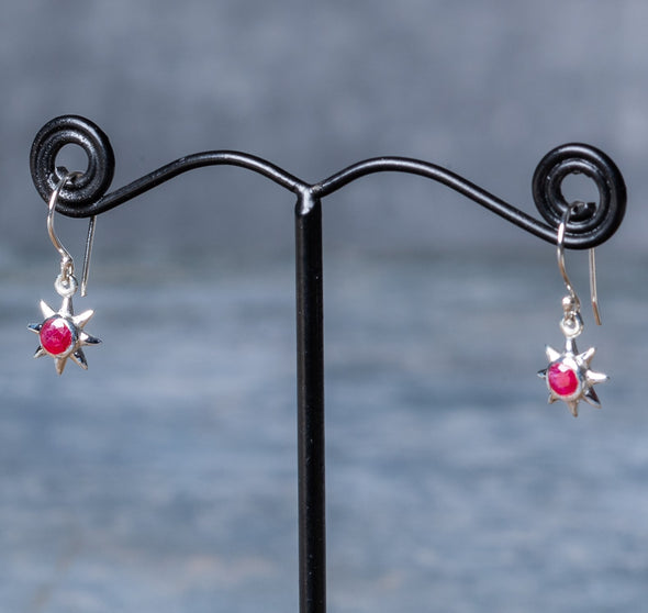 Star Stone Drop Earrings