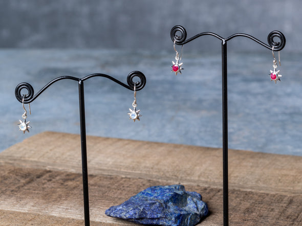 Star Stone Drop Earrings