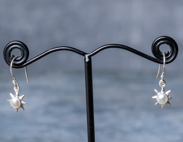 Star Stone Drop Earrings