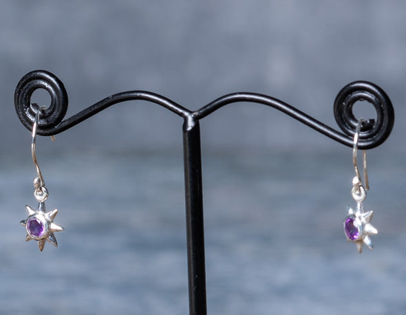 Star Stone Drop Earrings