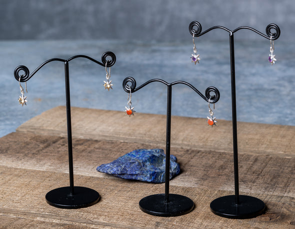 Star Stone Drop Earrings