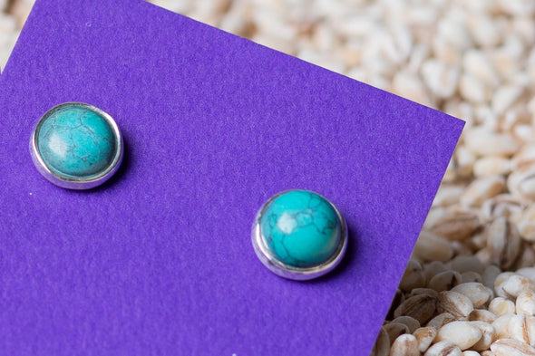 Tropical Blue Studs