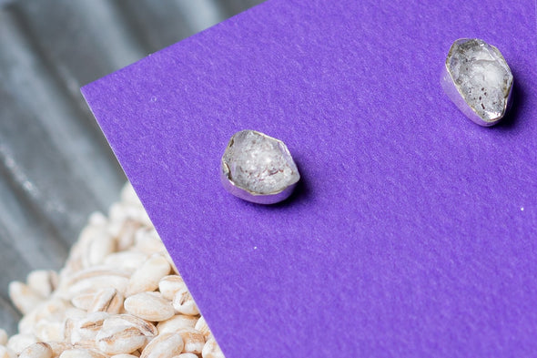 Raw Stone Studs