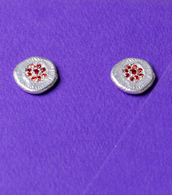 Roundish Sparkle Earrings