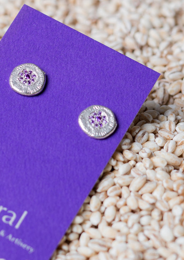 Roundish Sparkle Earrings