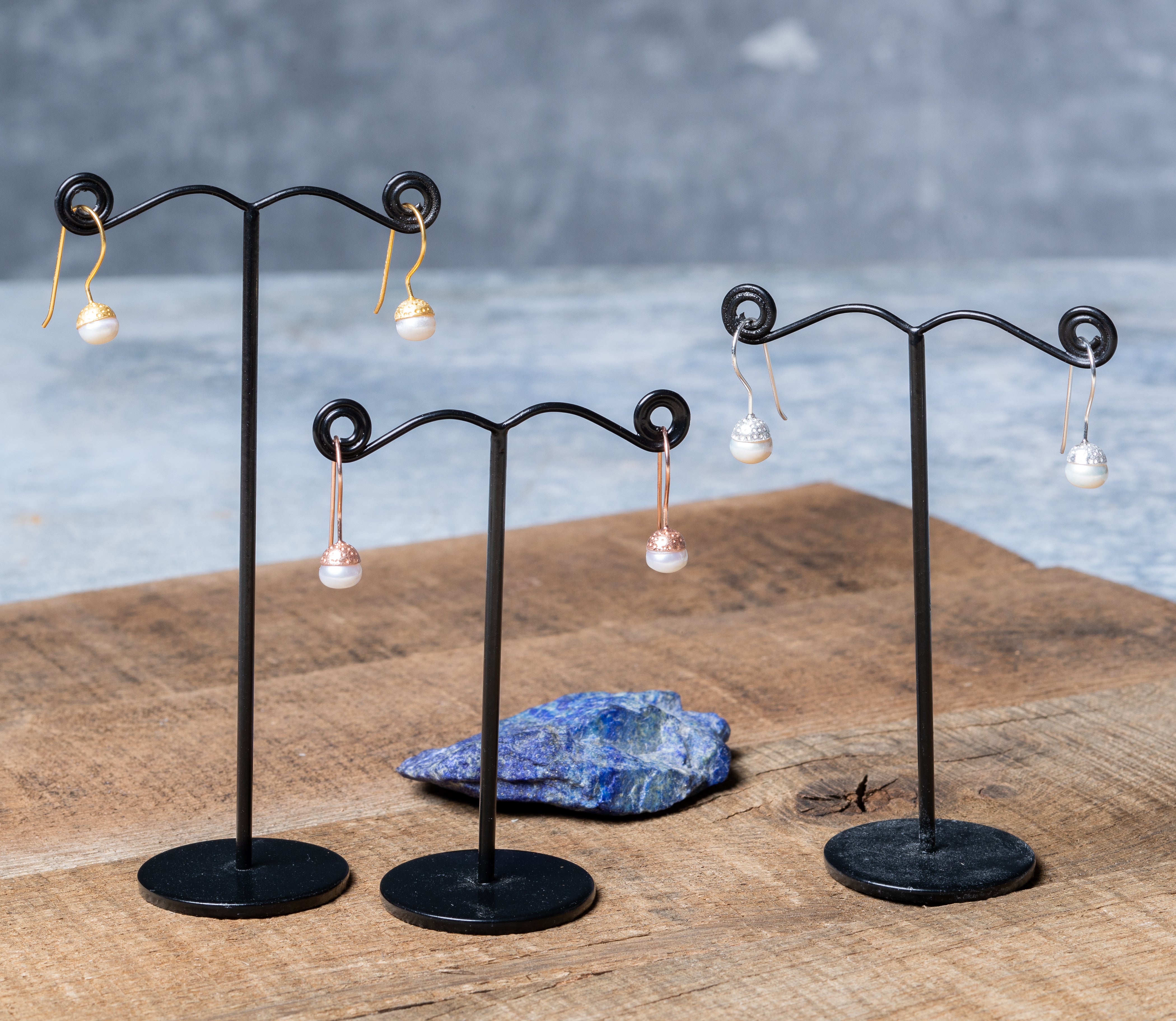 Modern Pearl Drops Spiral Jewelry & Artisery