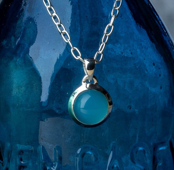 Delicate Round Drop Necklace